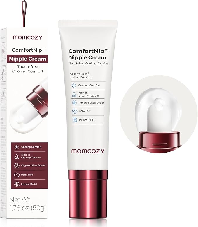 Momcozy ComfortNip™ Cooling Comfort & Touch Free Nipple Cream, Nipple Cream by Momcozy