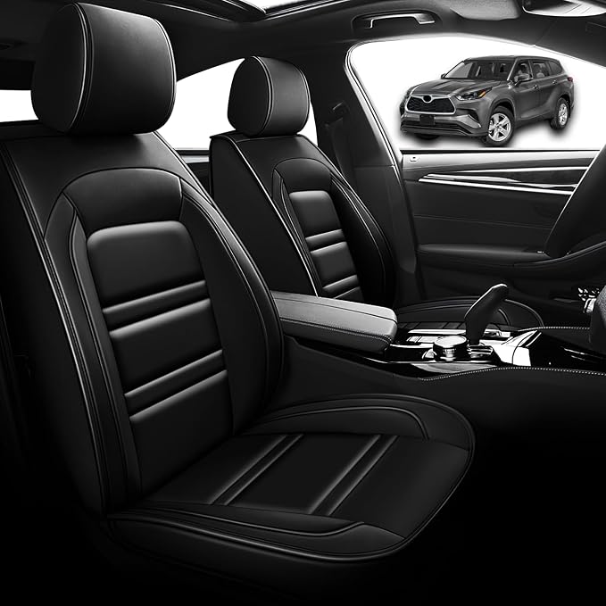 Seat Cover for Toyota Highlander 2001-2025 | Car Seat Covers Front Seats - Image 2