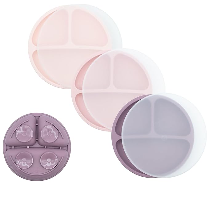 WeeSprout Suction Plates with Lids by WeeSprout