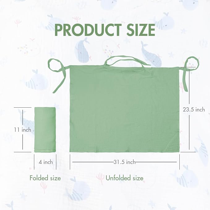 2-Pack Nursing Cover for Baby Breastfeeding - Image 8