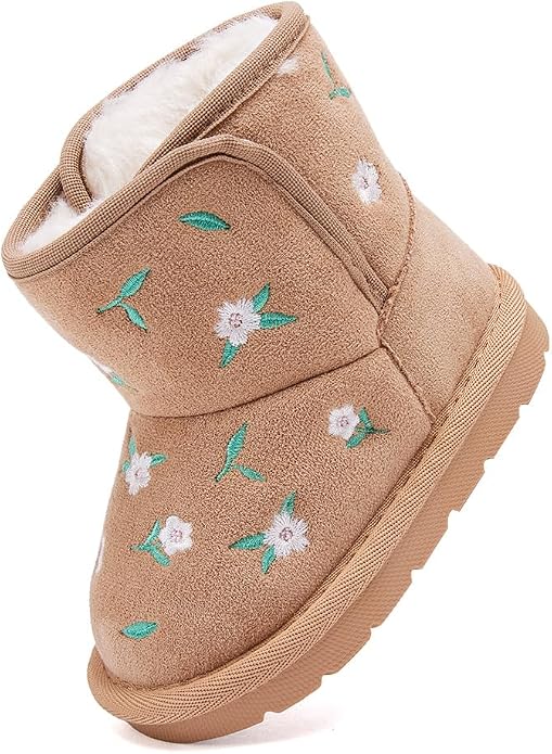 BMCiTYBM Girls Boys Snow Boots Warm Winter Fur Lined Baby Shoes by BMCiTYBM