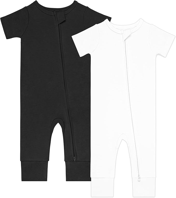 GUISBY Footless Short Sleeve Baby Pajamas by GUISBY