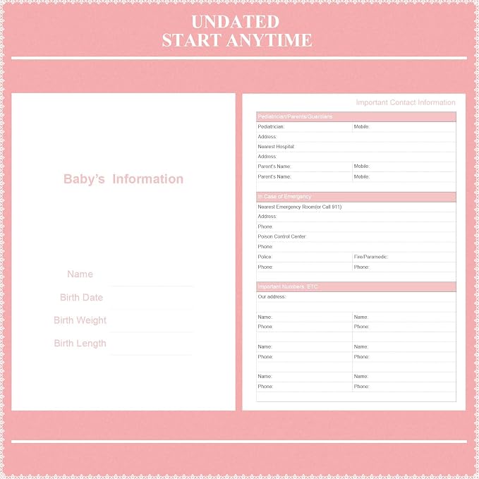Baby's Daily Care Planner - Image 4