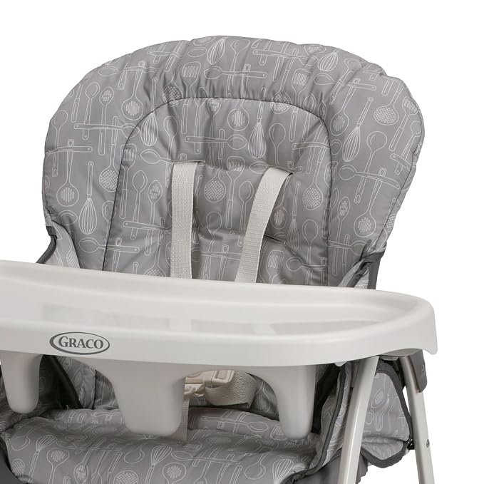 Graco Slim Snacker High Chair, Ultra Slim, Fast-Folding, Comfortable Feeding - Image 5
