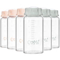 COMI Natural Glass Baby Bottle, Standard Neck Breastmilk Storage Bottle by COMI