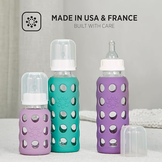 Lifefactory 4-Ounce BPA-Free Glass Baby Bottle - Image 4