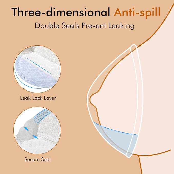 NCVI Disposable Nursing Pads, Breastfeeding Pads - Image 3