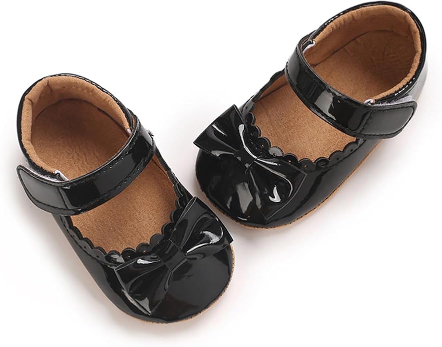 COSANKIM Baby Girls Mary Jane Flats Shoes Anti-Slip Rubber Sole Infant Toddler - Image 5
