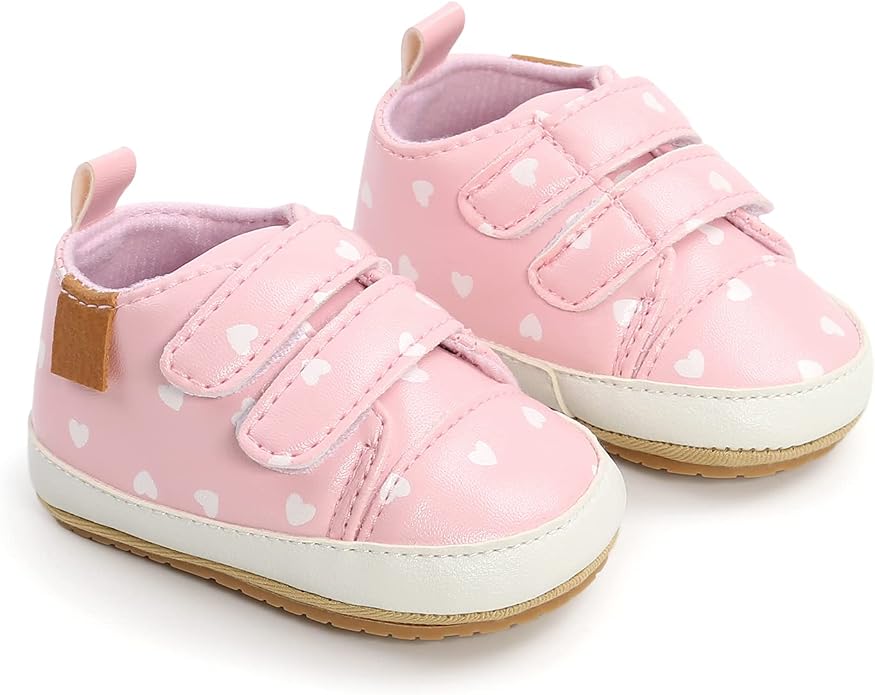 Clowora Baby Boys Girls Shoes Non-Slip Rubber Sole Sneakers Infant First - Image 2