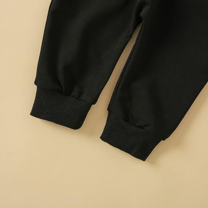 Toddler Baby Boy Clothes Solid Color Long Sleeve Crewneck Sweatshirt Top Casual - Image 6