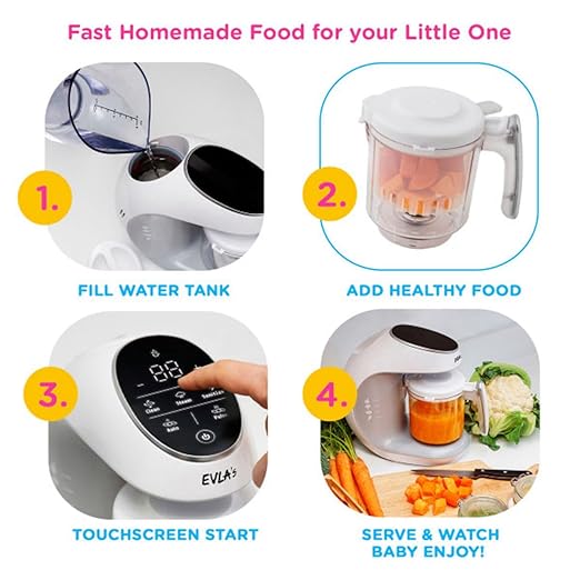 EVLA'S Baby Food Maker, Baby Food Processor - Image 5