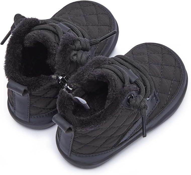 BMCiTYBM Baby Boy Girl Snow Boots Waterproof Winter Warm Booties Nonslip - Image 5