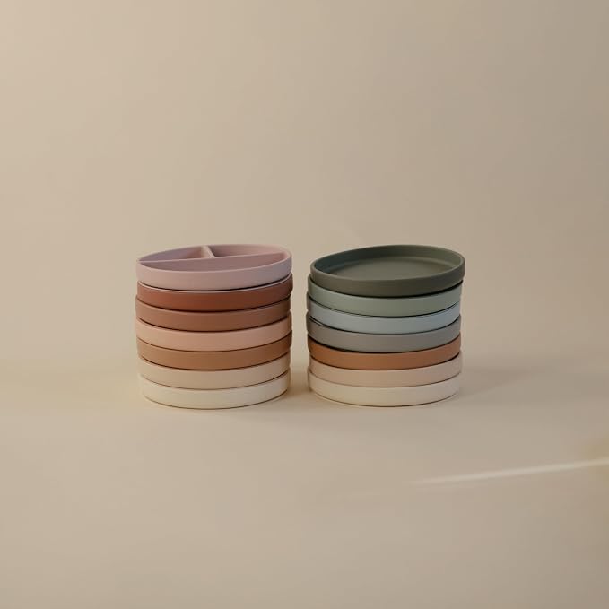 mushie Classic Silicone Suction Plate | BPA-Free Non-Slip Design - Image 9