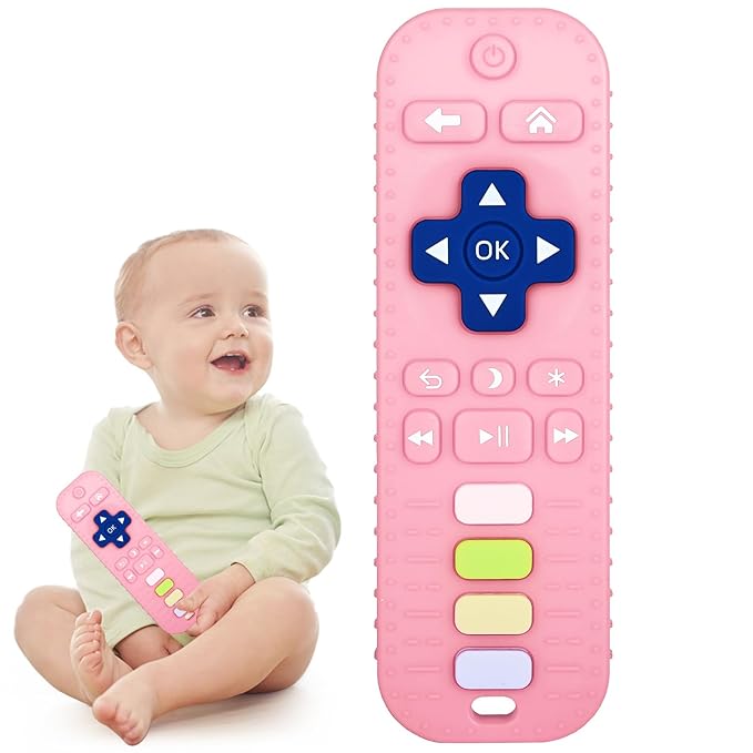 Chuya Silicone Remote Teethers Baby Teething Toys, TV Remote Teether by Chuya