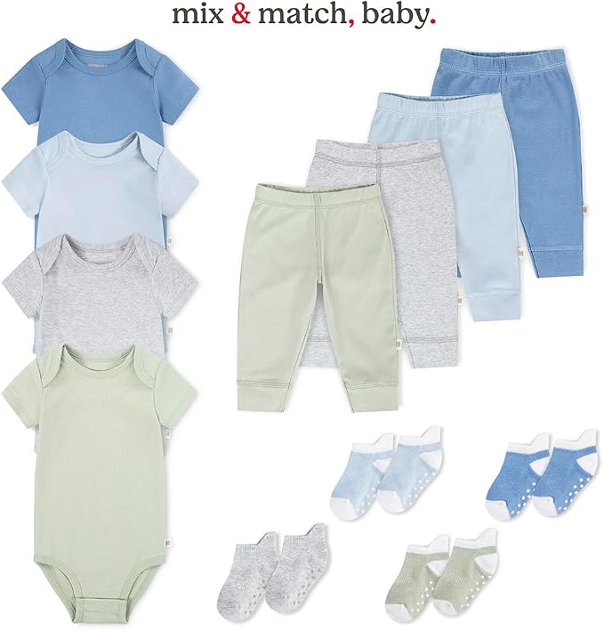 HUGGIES Unisex-Baby 6-Pack Basic Bodysuit - Image 2