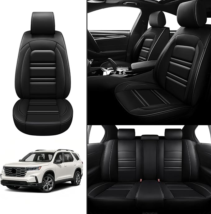 Seat Covers for Honda Pilot 2003-2025 | 5-Seats Leather Seat Covers - Image 2
