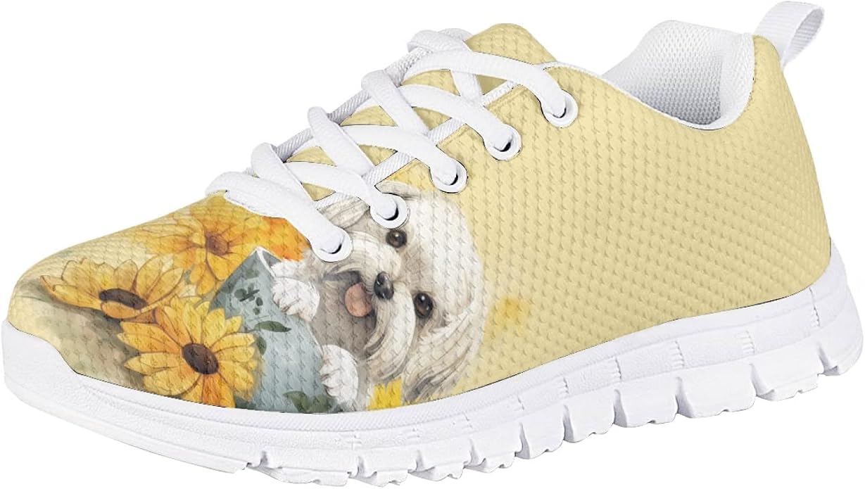 MARSVOVO First Shoes for Walking Boy Girl Athletic Lightweight Flexible Lace-up - Image 3