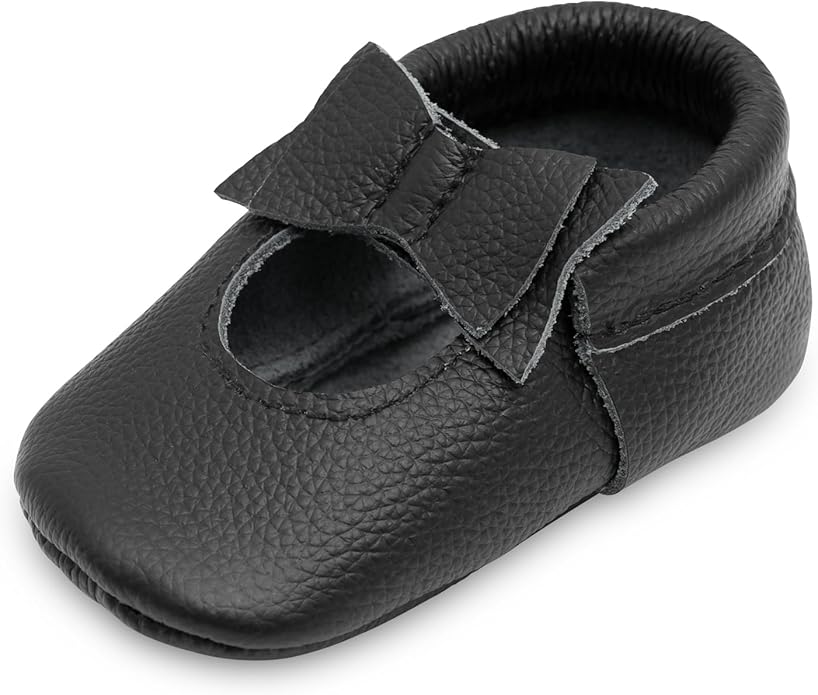 BirdRock Baby Bow and Knot Moccasins by BirdRockBaby