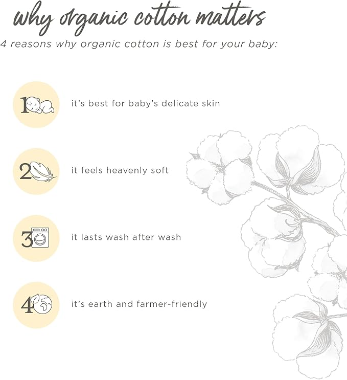 Burt’s Bees Baby Boys' One-Piece Sleep and Play 100% Organic Cotton PJs - Image 4