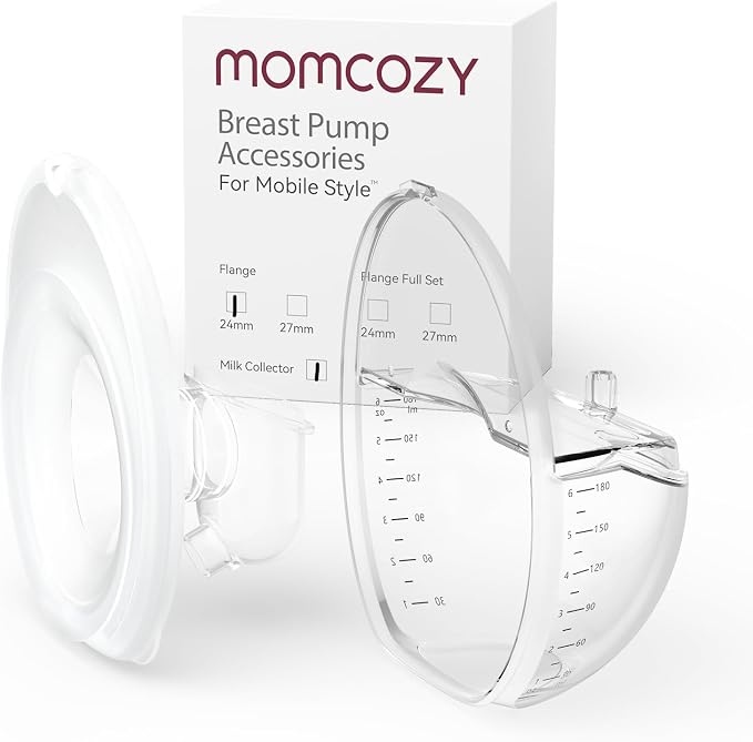 Momcozy Mobile Style | M6 Flange 24mm & Milk Collector, Original Mobile Style | by Momcozy