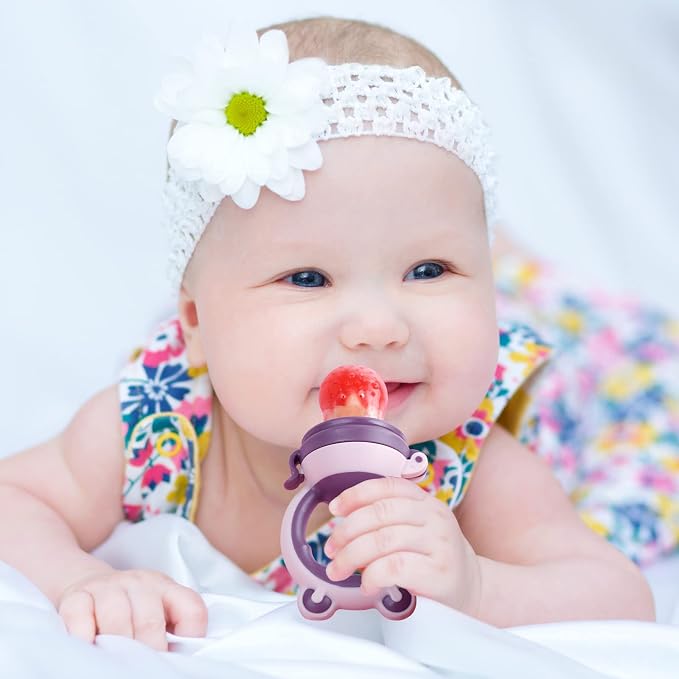 Baby Solids/Frozen Fruit Feeder Pacifier, Infant Teether Toy 4M+, BPA-Free - Image 5