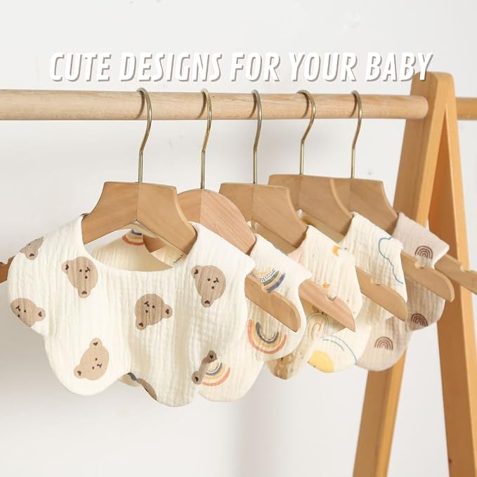 4 Pack Baby Bandana Bibs - Image 4