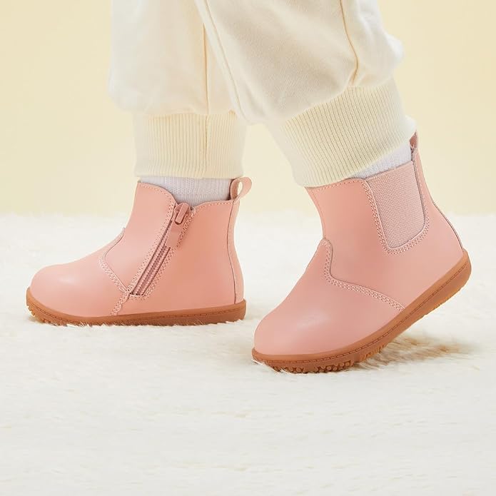 BMCiTYBM Baby Boys Girls Boots Infant Shoes First Walking Booties - Image 2
