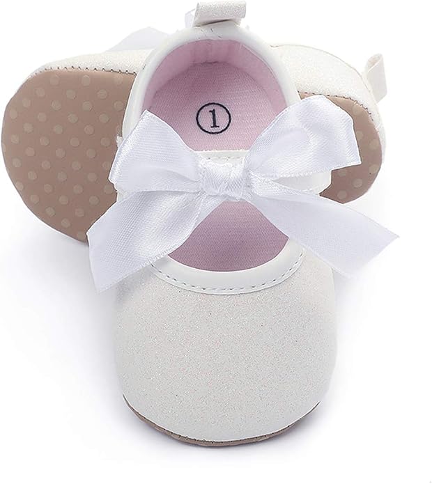 COSANKIM Baby Girls Mary Jane Flats Shoes Anti-Slip Rubber Sole Infant Toddler - Image 4