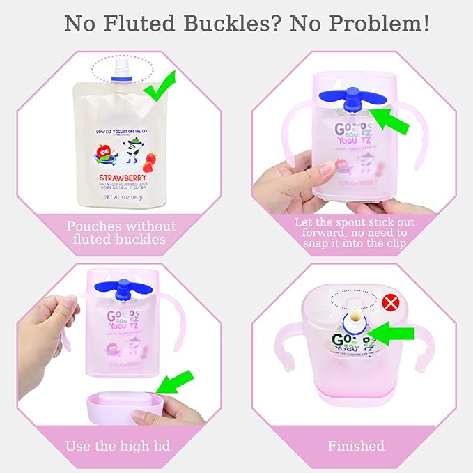 MOMUSE Dual-Lid Squeeze Pouch Holder - Image 3