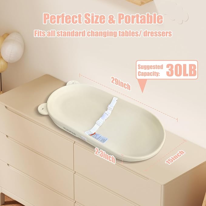 Baby Changing Pad, EVA Waterproof Non-Slip Changing Table Pad - Image 4
