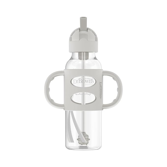 Dr. Brown's Milestones Narrow Sippy Straw Bottle, Spill-Proof - Image 8