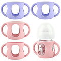 4 Pack Silicone Sleeves for Avent Natural Glass Baby Bottles, Silicone and by Unknown