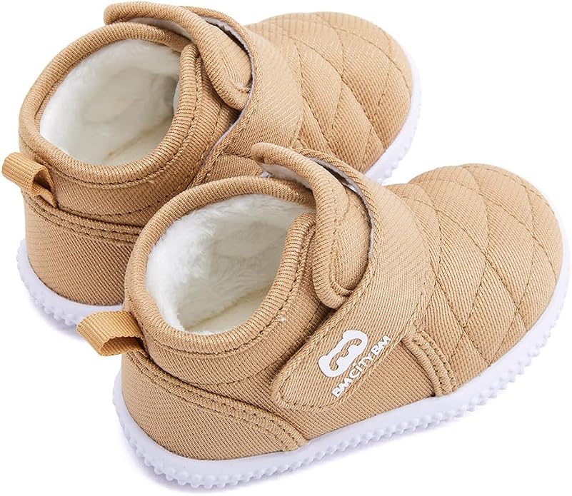 BMCiTYBM Toddler Baby Winter Snow Boots Boy Girl Faux Fur Warm Non Slip First - Image 4
