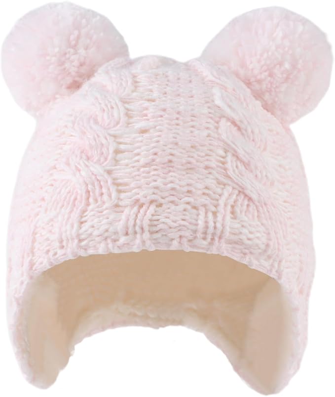 Zsedrut Winter Baby Boy Hats Pompom Baby Beanie - Image 2