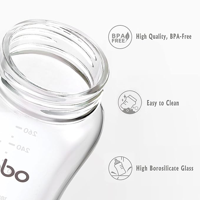 YOHKOH Natural Glass Baby Bottle - Image 5