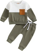 Toddler Baby Boy Fall Outfits Long Sleeve Crew Neck Pullover Sweatshirt + by Lucikamy