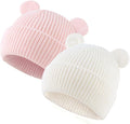 Bear Baby Beanie Knitted Baby Winter Hat Infant Toddler Boys Girls Beanie by MniJiza