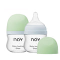 Natural Glass Baby Bottle Wide Neck, Newborn Anti-Colic Baby Bottle, Includes by yanyoyo