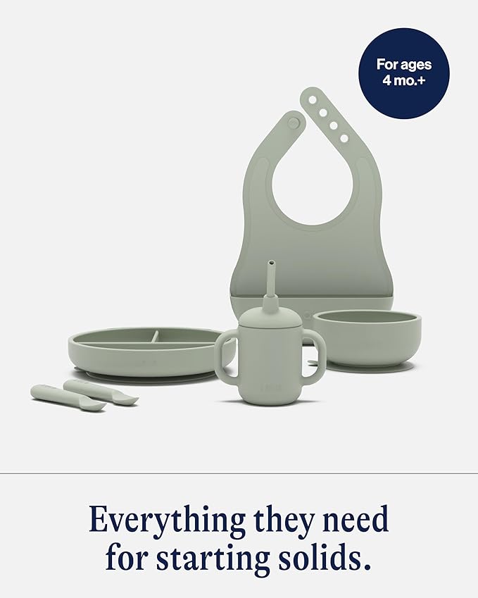 Lalo First Bites Silicone Baby Feeding Set - Image 3