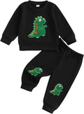 Nyapruwe Toddler Baby Boy Fall Outfit Funny Print Long Sleeve Sweatshirt by Nyapruwe