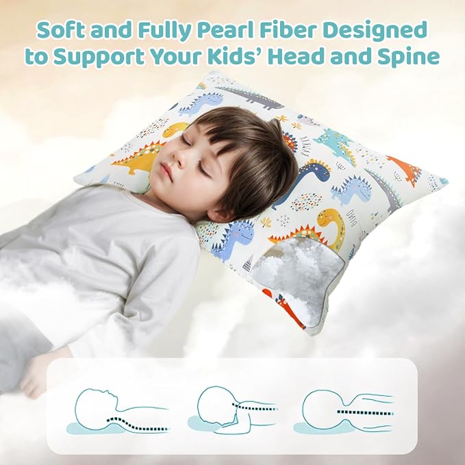 LOFE Organic Plilow with Cartoon Pillowcase - Image 3