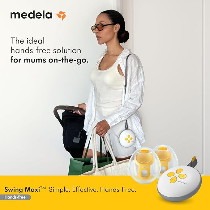 Medela Swing Maxi Hands-Free Double Electric Breast Pump, Easy and Intuitive - Image 2