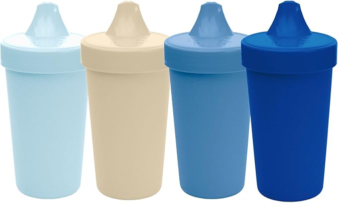 Re-Play Sippy Cups for Toddlers - 10 Oz. Reusable Spill Proof Cups for Kids by Re-Play