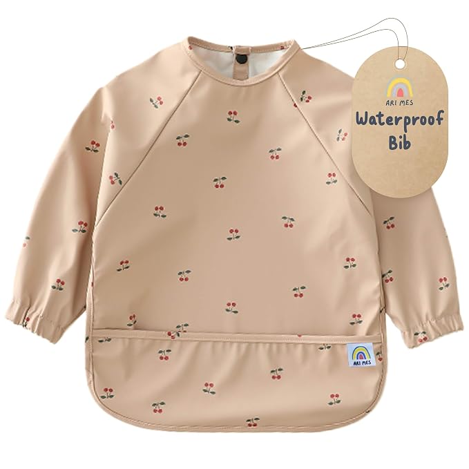 ARI MES Long Sleeves Waterproof Baby Bibs by ARIMES