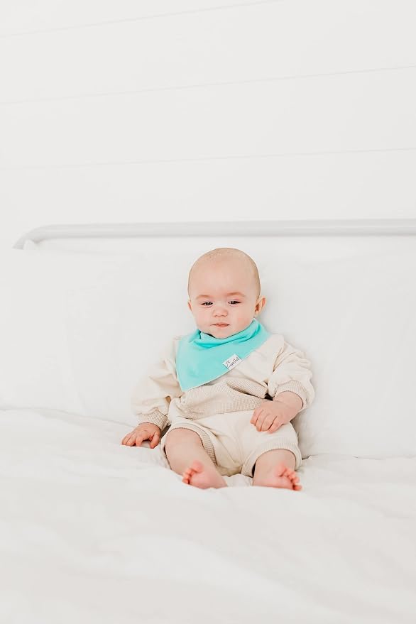 Copper Pearl 4 Pack Soft Cotton Baby Bibs - Image 6