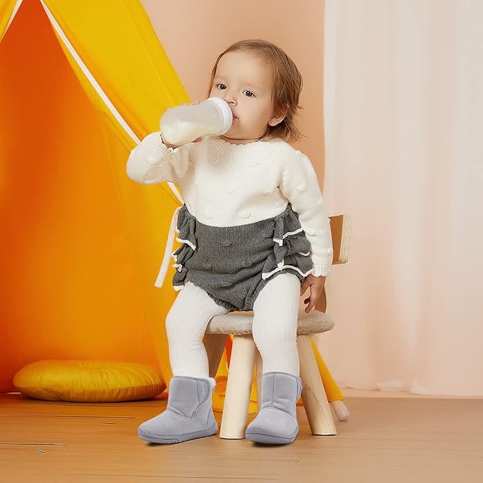 BMCiTYBM Girls Boys Snow Boots Warm Winter Fur Lined Baby Shoes - Image 2