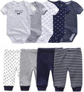 Baby Layette Set Baby Boys' 9-Piece Bodysuits Pants Set Toddler Girl Boy Unisex by Kiddiezoom