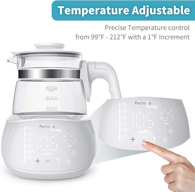 Baby Water Kettle- One Button Boil Cool Down and Keep Warm at Perfect - Image 4
