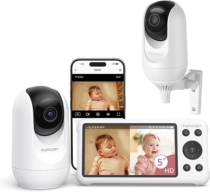 Momcozy BM04 Smart WiFi Baby Monitor by Momcozy