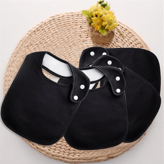 Baby Bibs Soft and Absorbent Organic Cotton Bandana Drool Bibs Set - Image 6